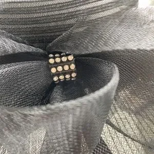 Accessories | Something Special Sheer Black Sun Hat | Poshmark display picture 2